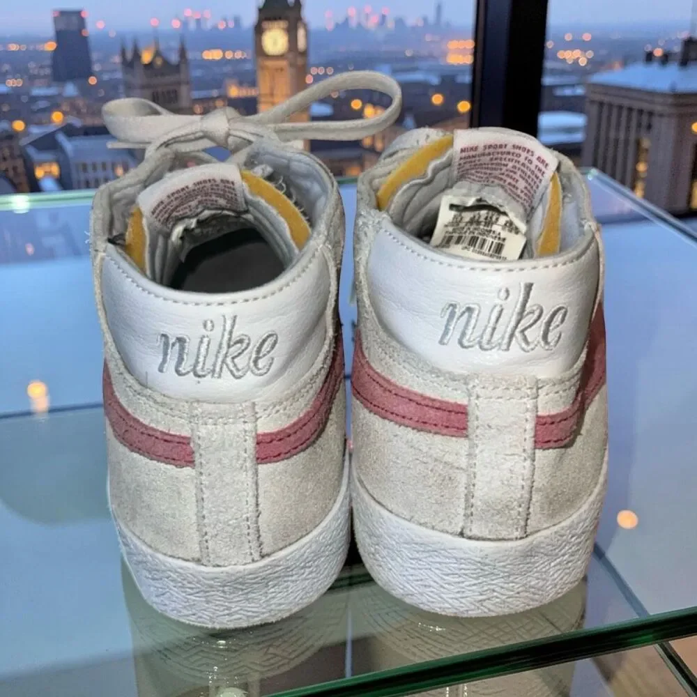 2018 Nike SB Zoom Blazer Chukka Grey/Tan Pink Sneakers Size 11.5